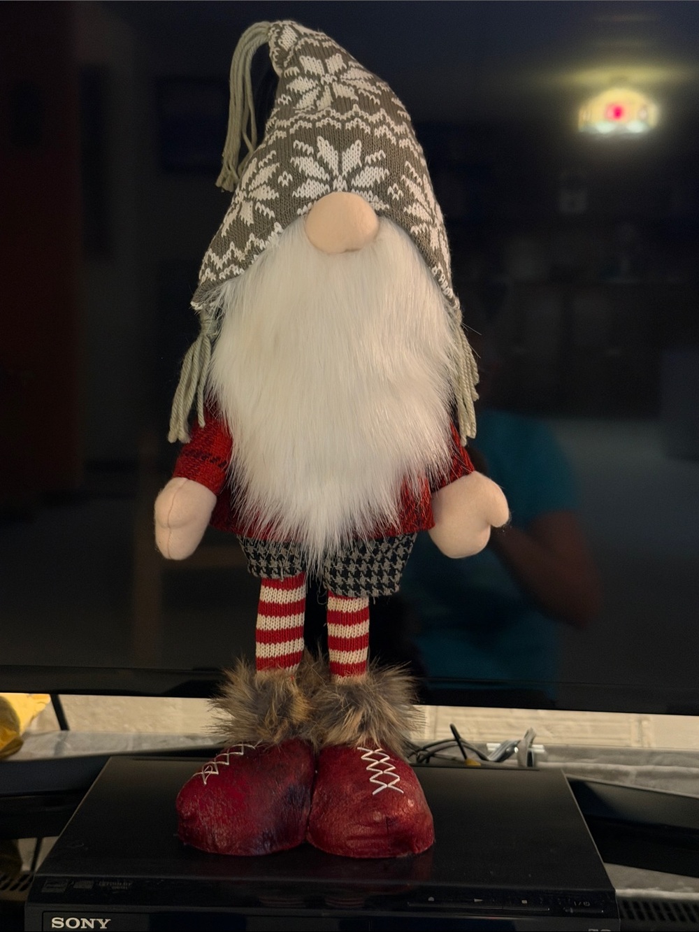 Holiday winter seasonal chGnome Elf Figure
